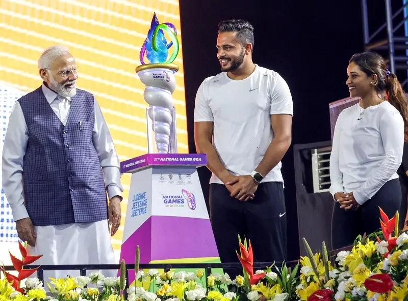 प्रधानमंत्री ने गोवा में 37वें राष्ट्रीय खेलों का उद्घाटन किया