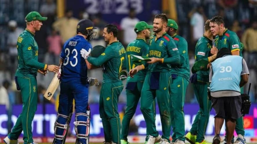 विश्व कप 2023: दक्षिण अफ्रीका ने इंग्लैंड को दी शर्मनाक हार