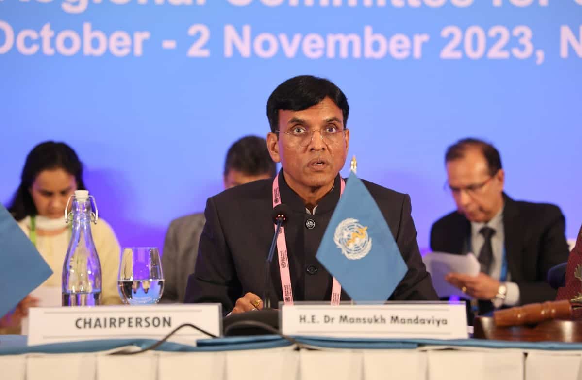 भारत के स्वास्थ्य मंत्री डॉ. मांडविया ने दक्षिण-पूर्व एशिया के लिए डब्ल्यूएचओ क्षेत्रीय समिति के 76वें सत्र की अध्यक्षता की