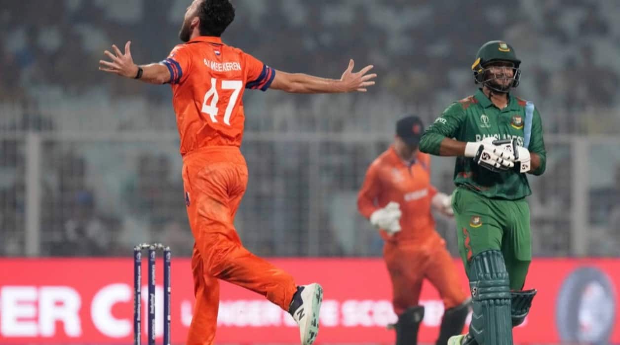 विश्व कप-2023: नीदरलैंड्स ने बांग्लादेश को 87 रनों से शिकस्त दिलाई, पांचवीं जीत दर्ज की।