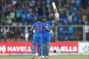 भारत ने ऑस्ट्रेलिया को 44 रनों से हराकर जीती दूसरी टी20 सीरीज मैच, 2-0 में बढ़त बनाई।